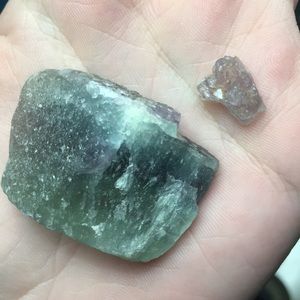 Chipped Fluorite crystal :(